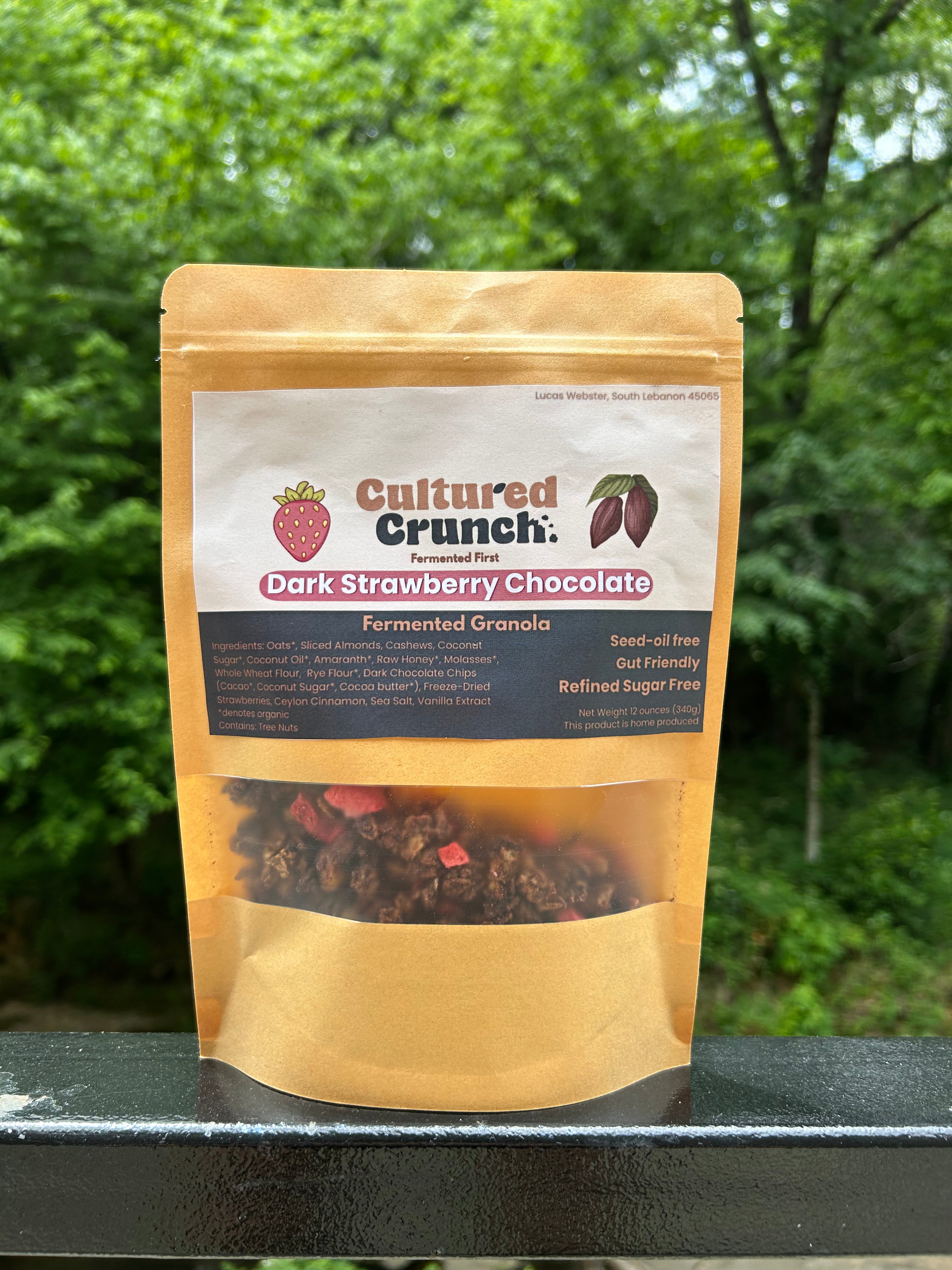 Dark Chocolate Strawberry Granola