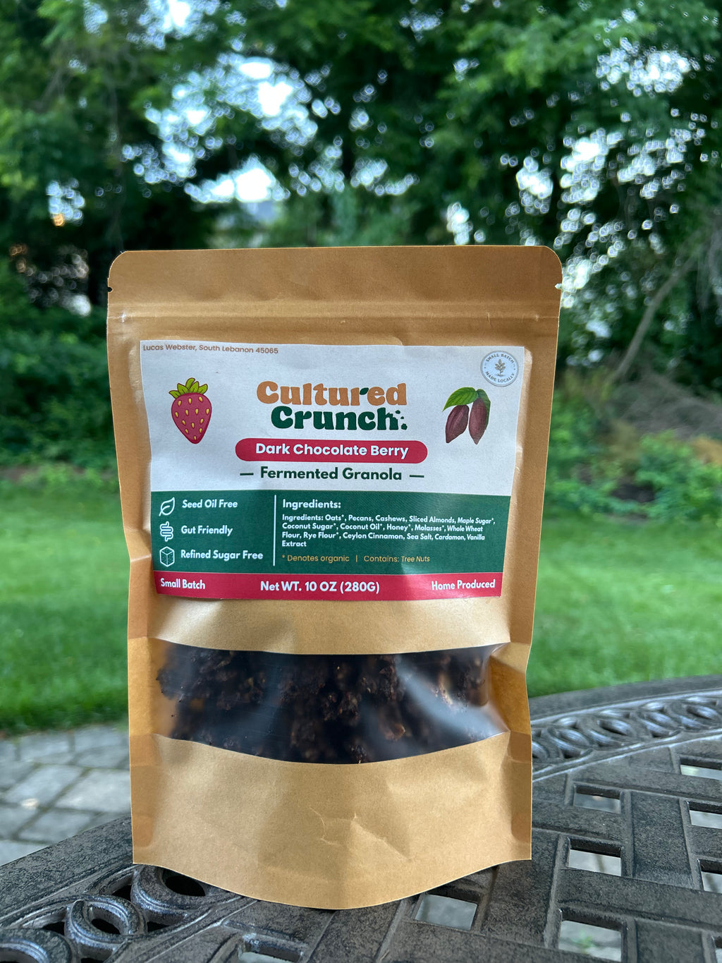 Dark Chocolate Strawberry Granola